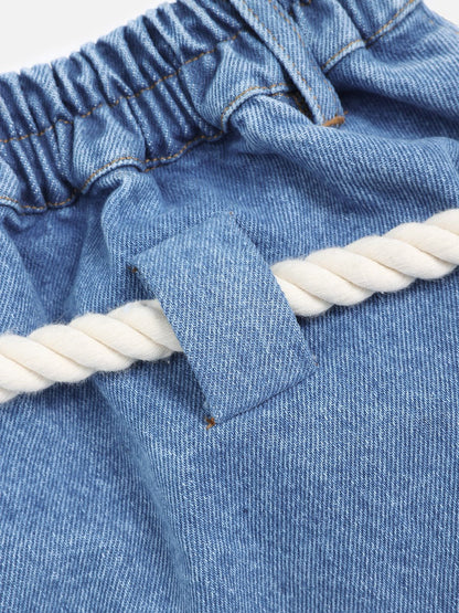 Aelfric Eden Super Baggy Drawstring Waist Jeans
