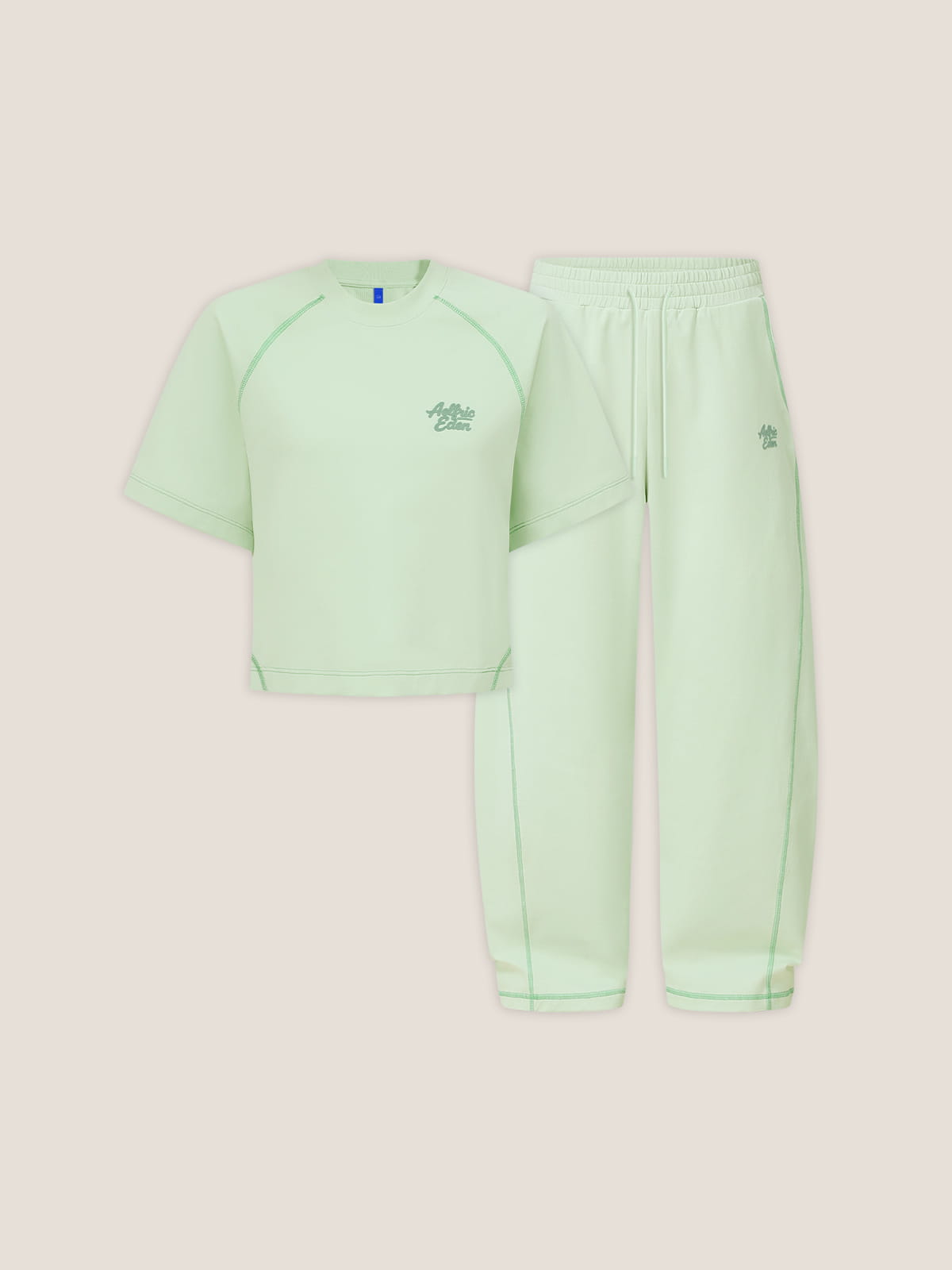 Cloud Cropped Sweat Set