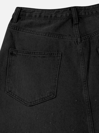 Aelfric Eden Rhinestone Baggy Jeans