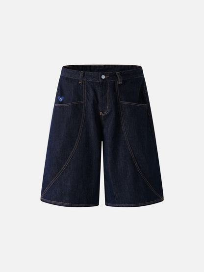 Aelfric Eden Curved Seam Longline Jorts