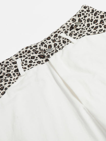 Aelfric Eden Leopard Panel Baggy Pants