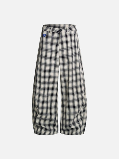Aelfric Eden Plaid Baggy Barrel Pants