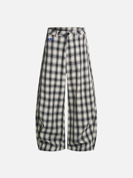 Aelfric Eden Plaid Baggy Barrel Pants