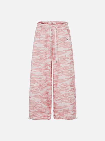 Aelfric Eden Pink Camo Baggy Sweatpants
