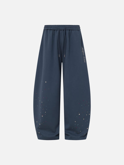Aelfric Eden Rhinestone Star Baggy Barrel Sweatpants