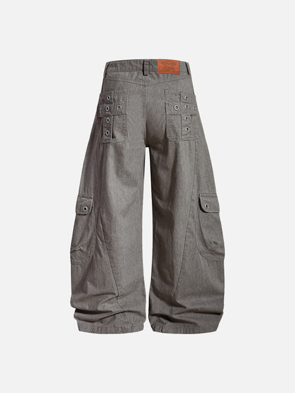 Aelfric Eden Multi Pocket Baggy Barrel Jeans