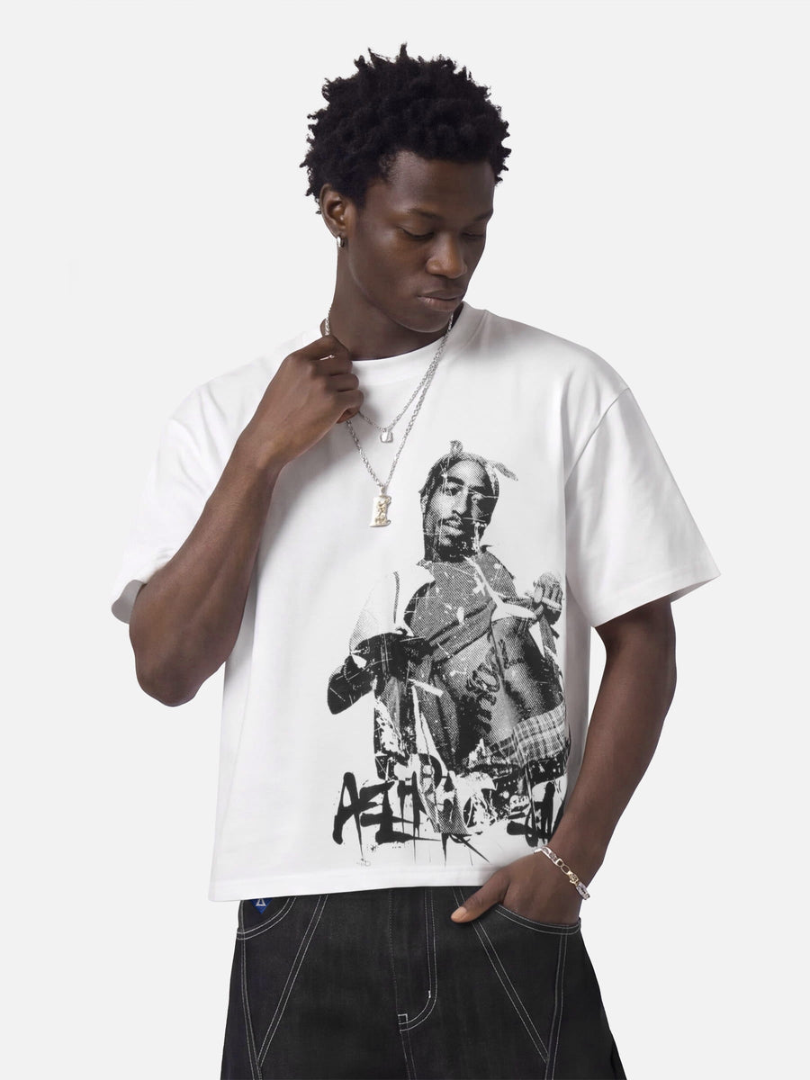Aelfric Eden Boxy Portrait Print Tee