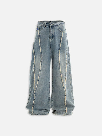 Aelfric Eden Baggy Fringe Jeans