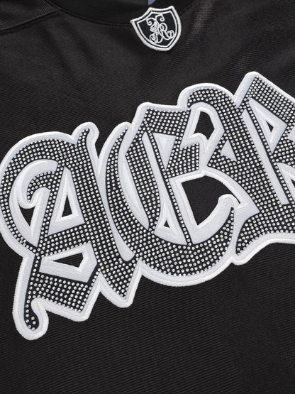 Aelfric Eden Hotfix Rhinestone Football Jersey